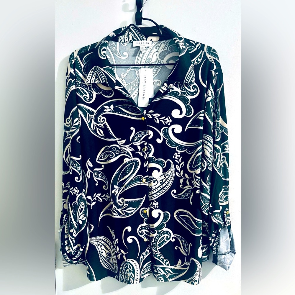 NWT Women’s Rio & Ryan Blouse ~ Size 2X